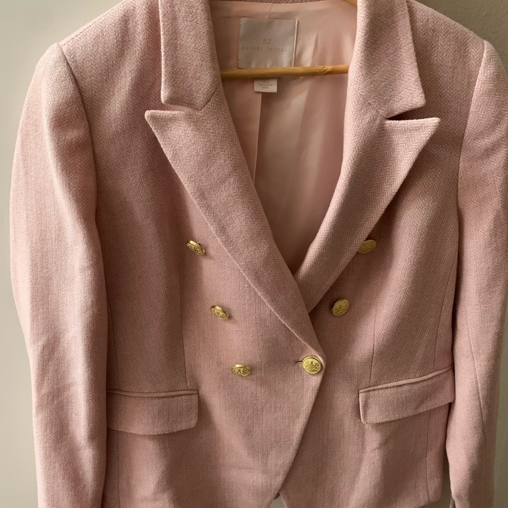 Pink Blazer Jacket double Rachel Parcell XL 14 16